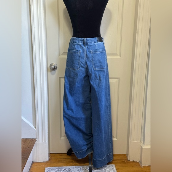 BCBGeneration Wide Leg Blue Jeans - Picture 6 of 11